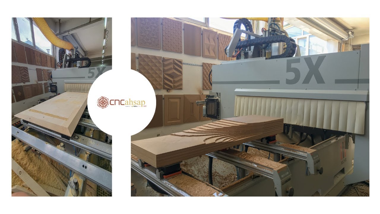 Cnc 5 Eksen Kesim Ahşap İşleme | Cnc 5 Axis Cutting Wood Processing