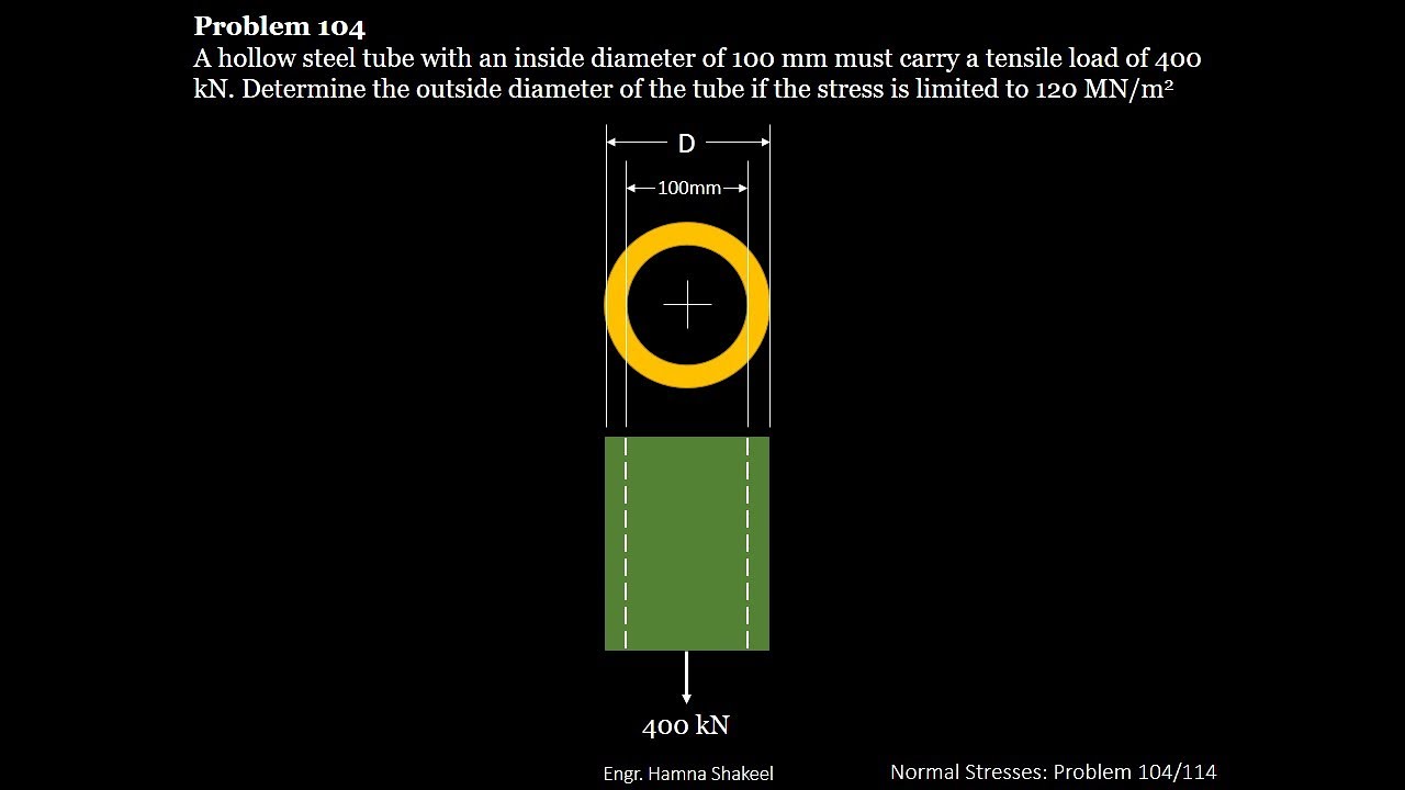 Pb 104 Solution | Strength of Materials | Ferdinand L.Singer & Andrew Pytel | Mechanics of Solids