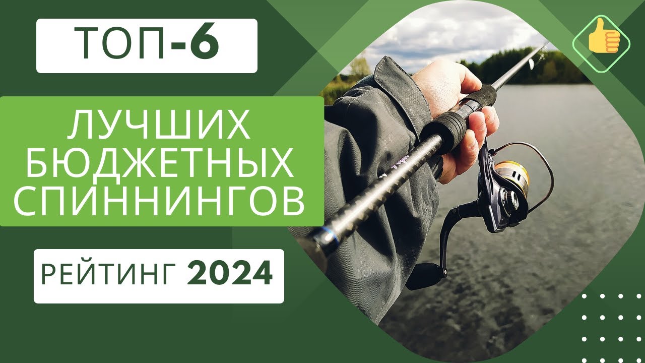 ТОП-6. Лучших бюджетных спиннингов🎣Рейтинг 2024🏆Какой выбрать для щуки?