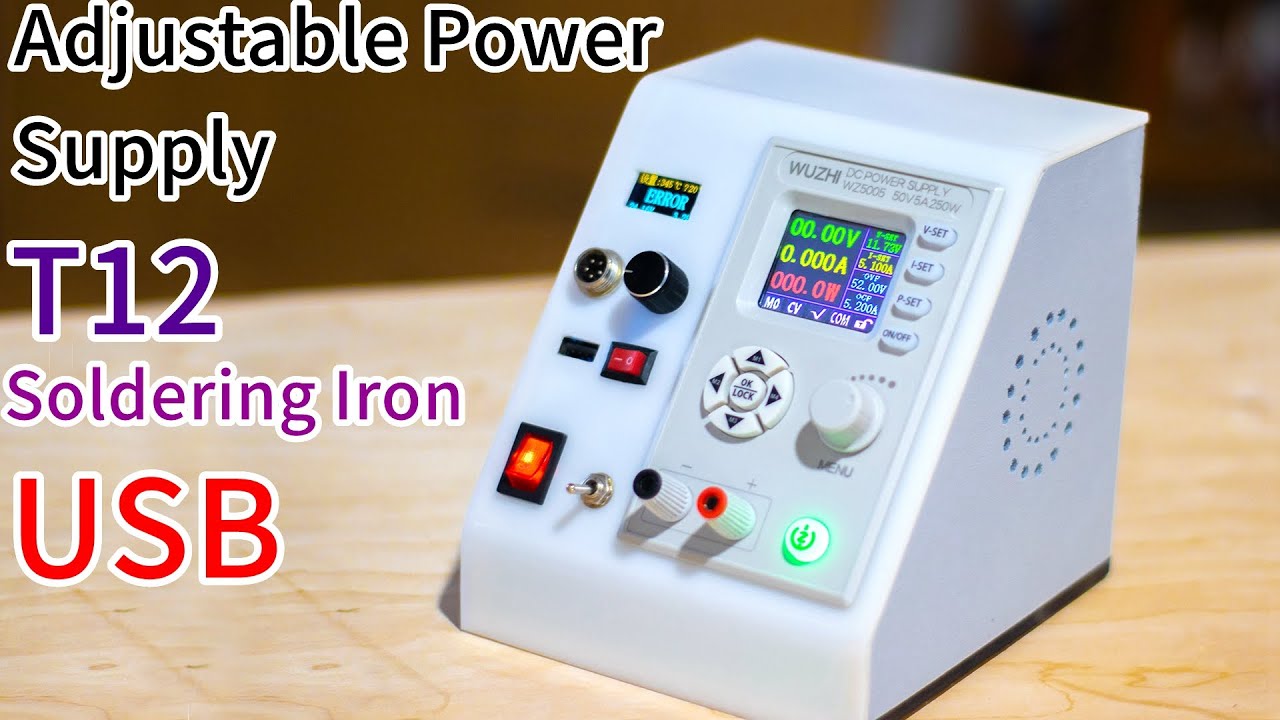 DIY DC Regulated Power Supply with T12 soldering station