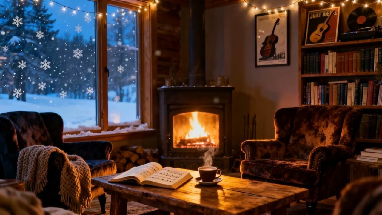 Soft Jazz Study Music with Rain Sounds for a Cozy Environment...