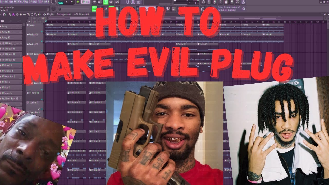 [TUTORIAL] HOW TO MAKE EVIL PLUG BEATS + free loopkit | 2023