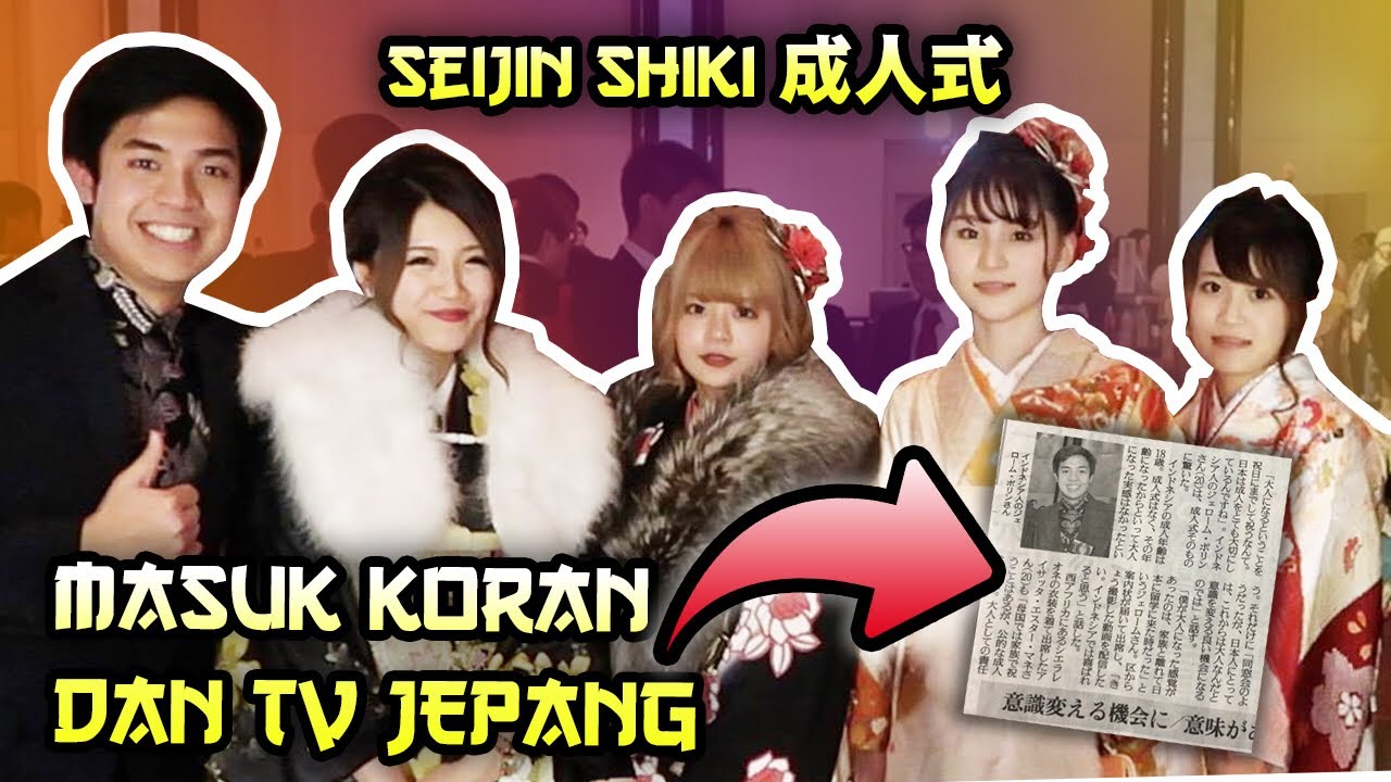 WOW MASUK KORAN & TV JEPANG! - UPACARA KEDEWASAAN JEPANG 新宿成人式