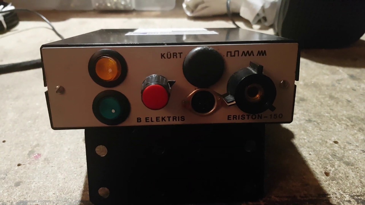 Eriston 150 Sirene Elektris DDR Volkspolizei Steuerteil #1 - SOLD -