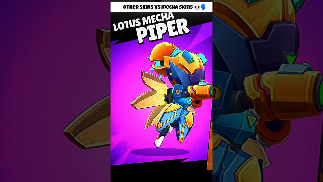 Other skins Vs Mecha skins 💀🗣️ #shorts #brawlstars