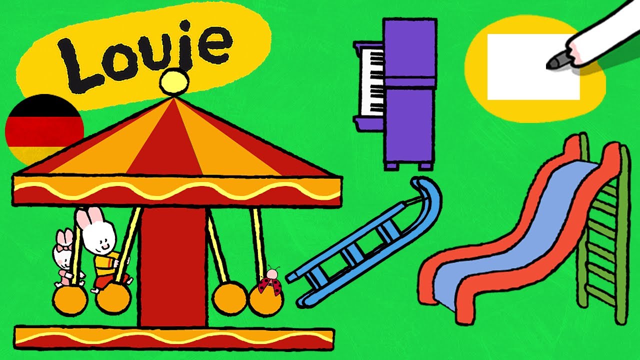 Louie, mal mir - Louie, mal mir KinderSpiele | Zeichentrickfilm für Kinder 🎨