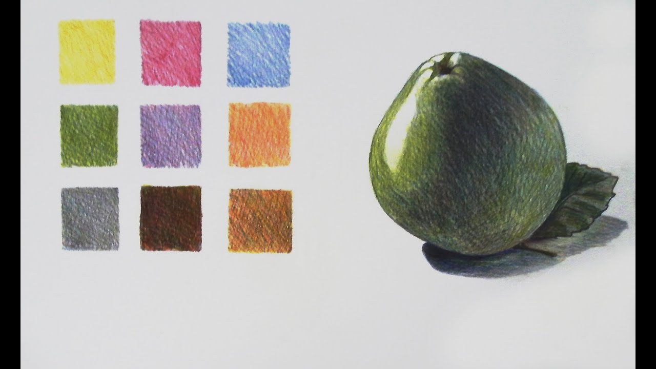 Technique des crayons de couleurs