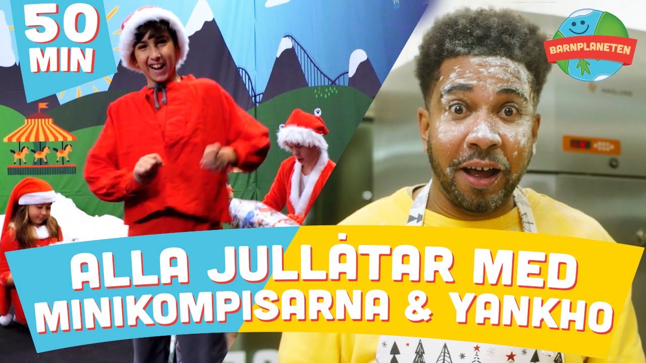 Julmusik med Minikompisarna och Yankho - Pepparkaksgubbar, En sockerbagare, Midnatt råder etc.
