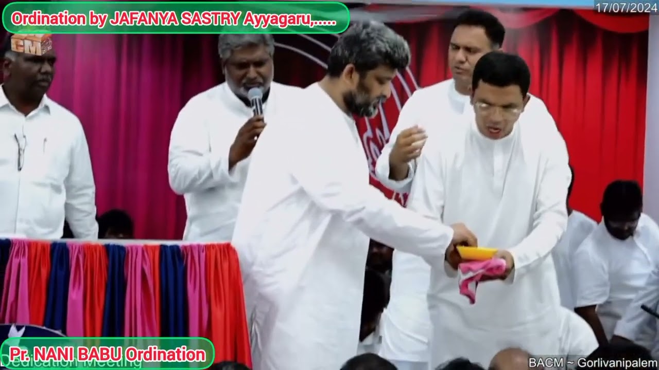జాషువా బాబు అభిషేకం దేవుడు ఎంతో మహిమకరంగా జఫన్యా శాస్త్రి గారు, ఇంకా మరికొందరి చేత జరిగించారు.