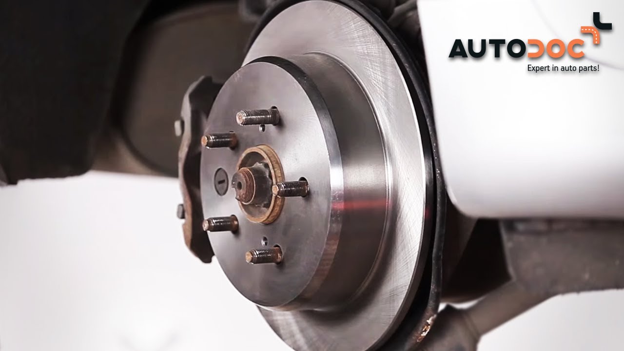 How to change rear brake discs and brake pads LEXUS IS 2 TUTORIAL | AUTODOC