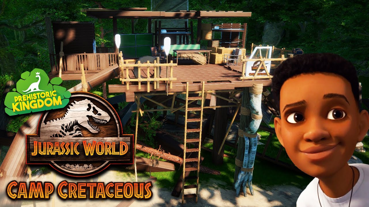 CAMP CRETACEOUS TREE HOUSE recreated in Prehistoric Kingdom | Jurassic World Camp Cretaceous
