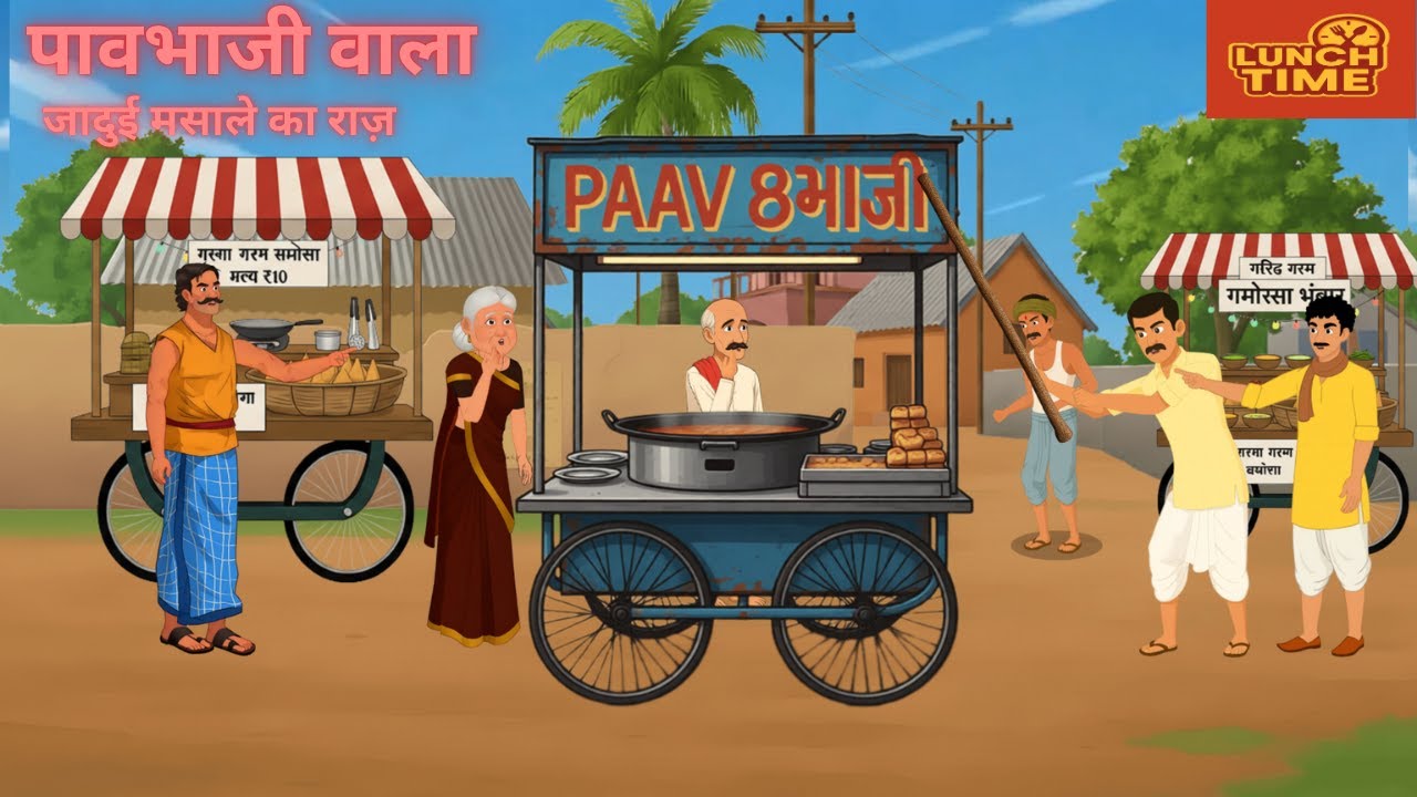 “पाव भाजी का असली स्वाद | बूढ़े दंपत्ति को हुआ दर्दनाक धोखा… फिर किस्मत ने पलट दी बाज़ी | #hindi