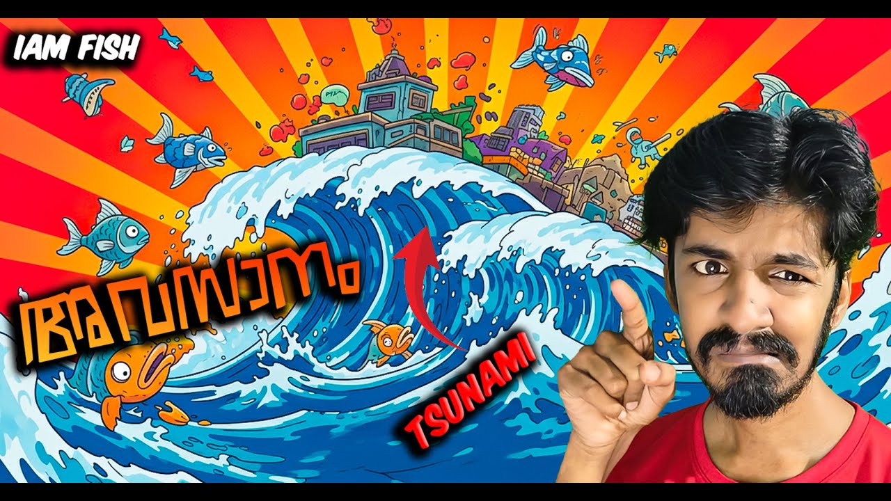 Tsunami Escape😱: Ultimate Escape Plan Iam Fish Finale Episode #mallugamer #malayalamgaming #iamfish