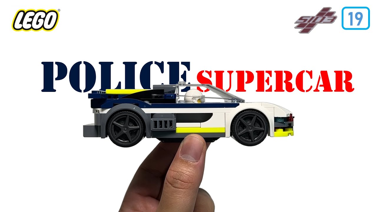 LEGO - Police Supercar - Detailed Build Video