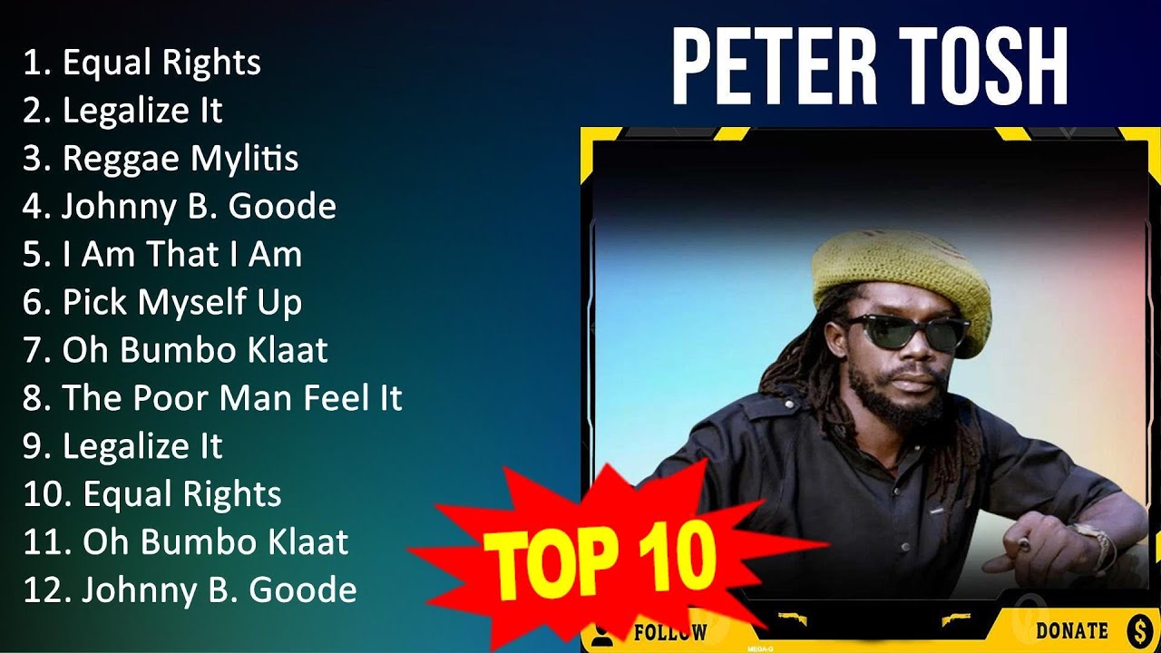 P e t e r T o s h 2023 MIX - Top 10 Best Songs - Greatest Hits - Full Album