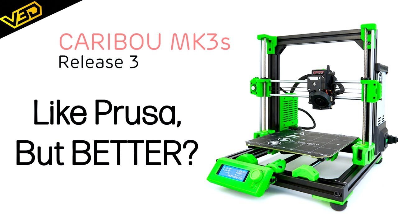 Caribou 320 MK3s [Part 1] - Unboxing, Assembly, First Print