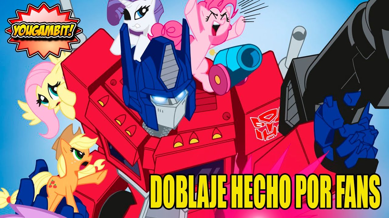 VIDEOCOMIC: MY LITTLE PONY VS TRANSFORMERS 🦄vs🤖 Historia Completa (Calidad y Fandub)