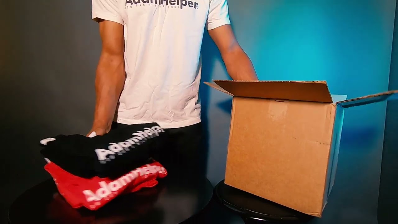Spreadshirt AdamHelper Print-On-Demand Unboxing Video