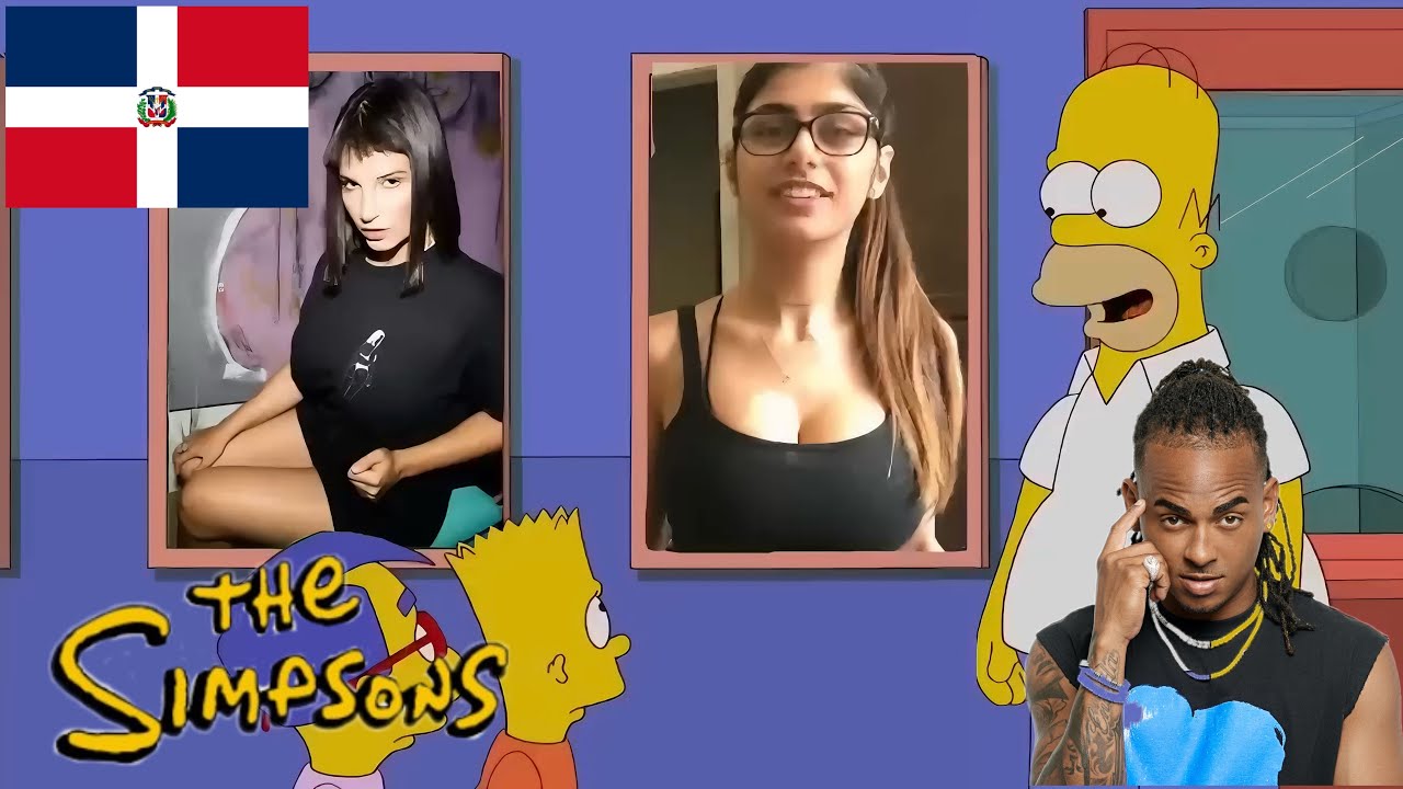 Los Simpsons: La señorita Khalifa 🍆|| Película completa || tobi dominicano 