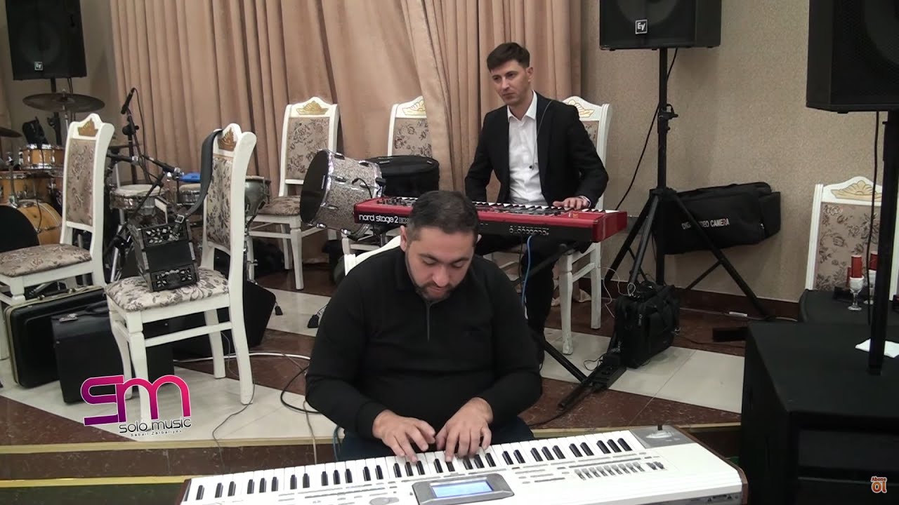 Rovsen Yusifov (Piano) Habil İsmayilov (Klavis) NIcat Udarnik Super ifalar - Anar Şəkilinin toyu