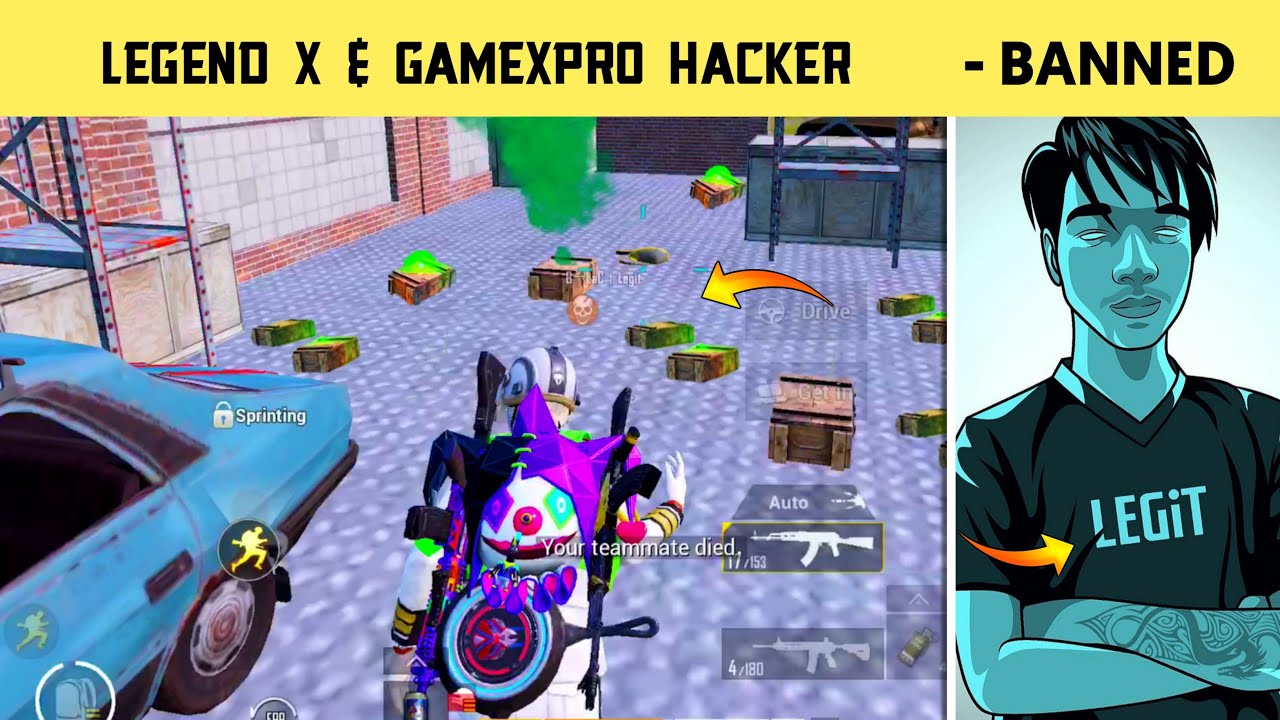 😤Legend X & Gamexpro Both Are Hacker Expose - I'd Banned - Pubg Mobile