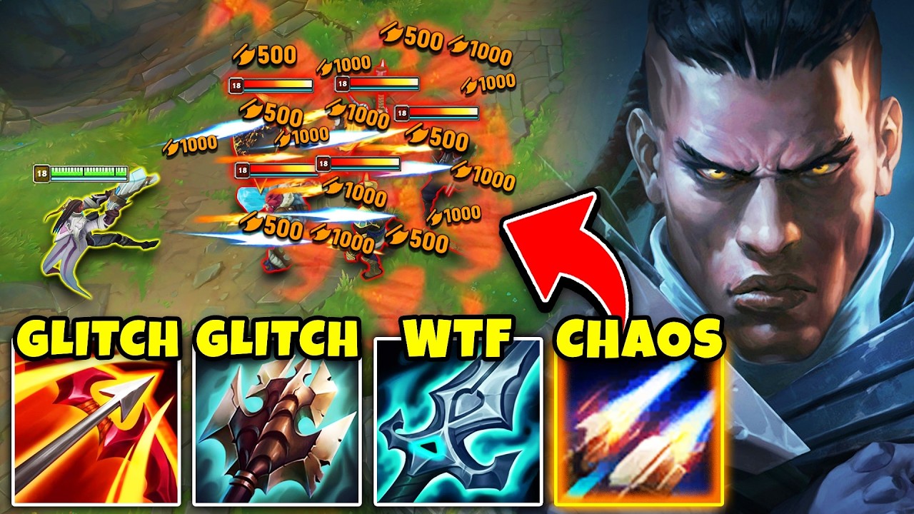 LUCIAN BUT MY AUTOS LOOK LIKE A GLITCH! (EACH BULLET REPLICATES 6 TIMES)