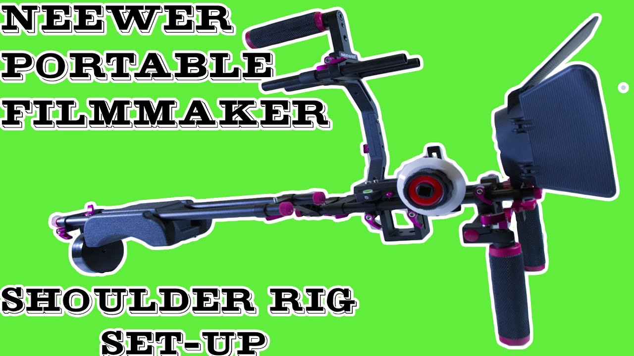 How To Setup Neewer Portable Filmmaker Shoulder Rig