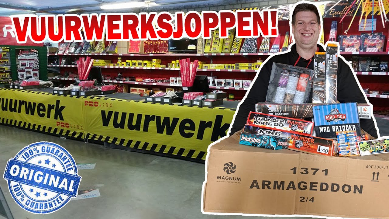 SUPER DIKKE VUURWWERKBOXEN OPHALEN!!!!