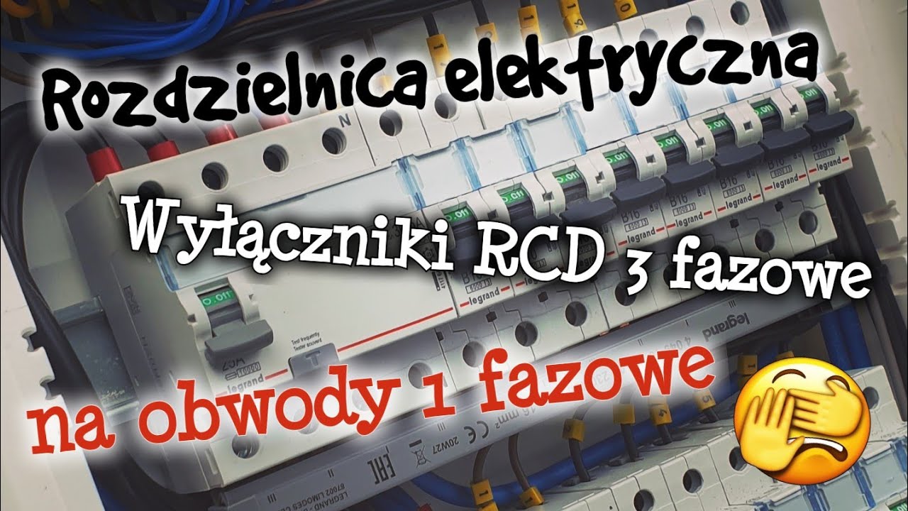 Jak podłączyć rozdzielnicę z zastosowaniem wyłączników RCD 3-fazowych do obwodów 1-fazowych ?
