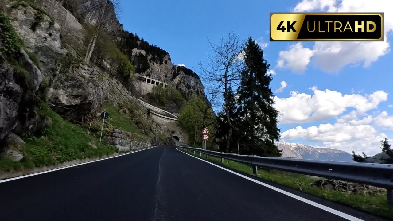 Driving the Plöcken Pass | Italy | Austria | Slow TV | Scenic drives | RTQ | Ambient sound | 4K