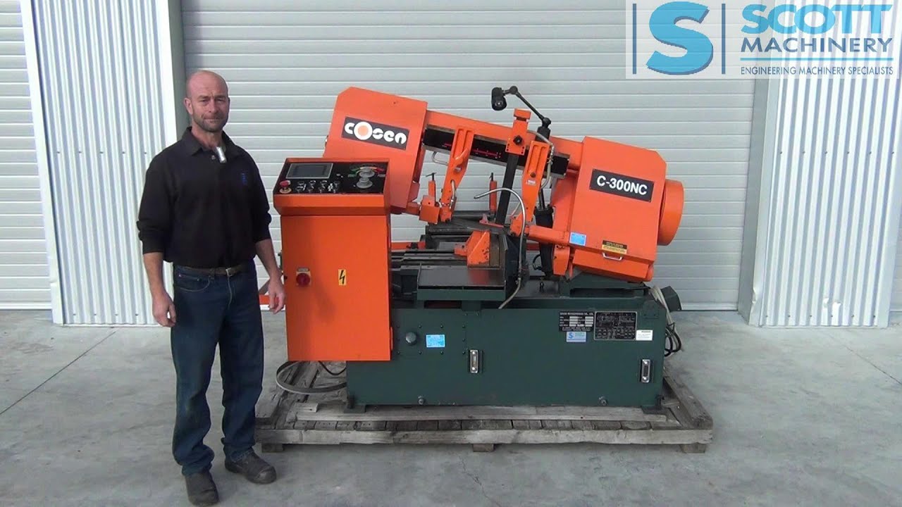 Cosen C-300NC Used Fully Automatic Hinge Type Bandsaw
