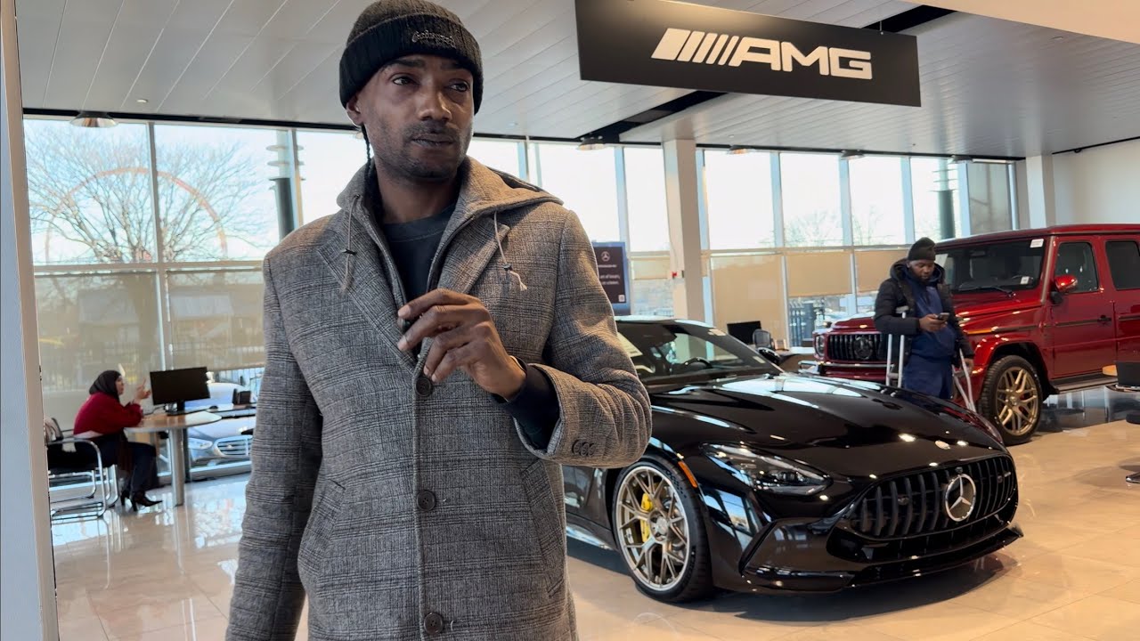 Car shopping at Mercedes ￼