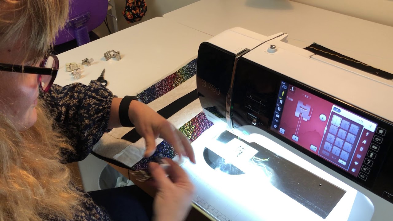 Sewing with a twin needle on your Bernina
