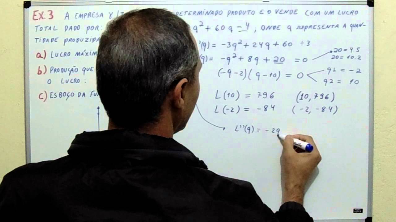 Cálculo - Aplicação prática de esboço de gráfico