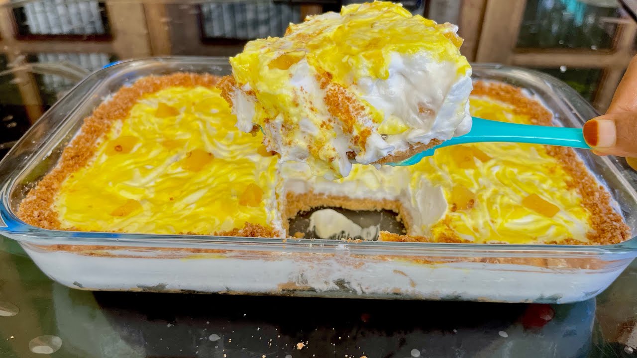 Pineapple pudding |pineapple cream pudding