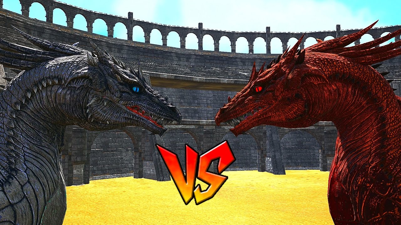 Ark Survival - ICE DRAGON vs FIRE DRAGON [Ep.7]