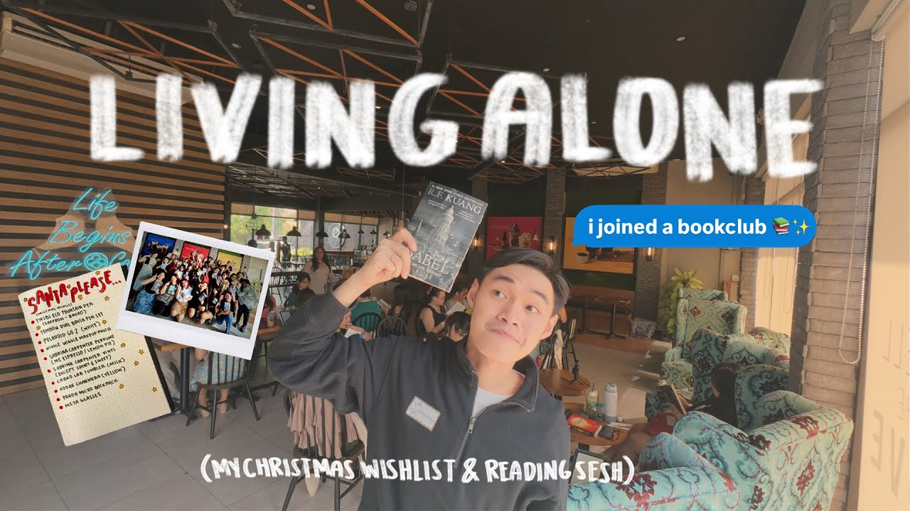 Living Alone Diaries: I Joined A Book Club, My 2025 Christmas Wishlist, & Shopping At Mandaue 📚✨