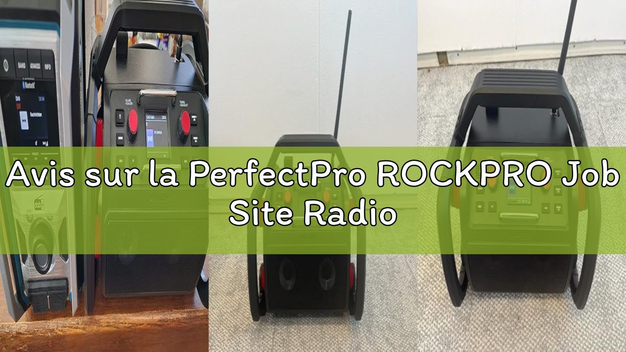 Avis sur la PerfectPro ROCKPRO Job Site Radio