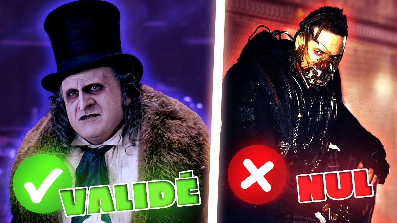Les MEILLEURES et PIRES ADAPTATIONS des MÉCHANTS de BATMAN !