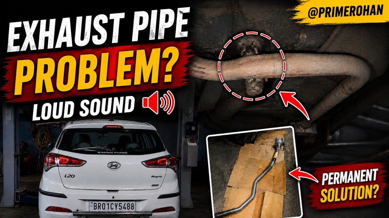 exhaust pipe related problem in hyundai elite i20