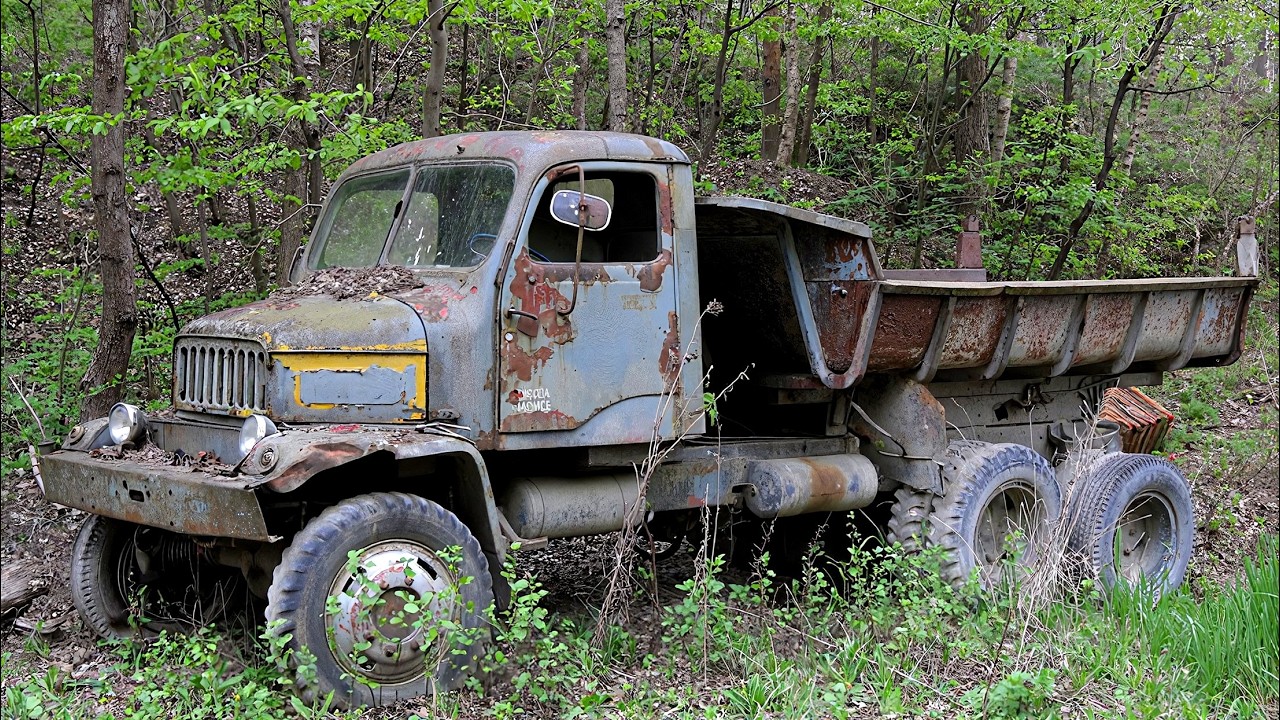 Cold Starting of Old ABANDONED and RESTORED DIESEL TRUCK ENGINES after years! 4