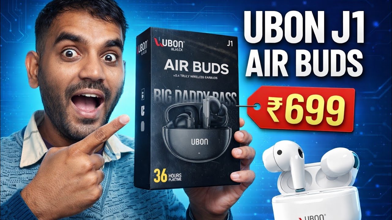 Best Budget Earbuds 2026 | UBON J1 Air Buds Full Review | कम कीमत में दमदार Earbuds 2026 | UBON J1
