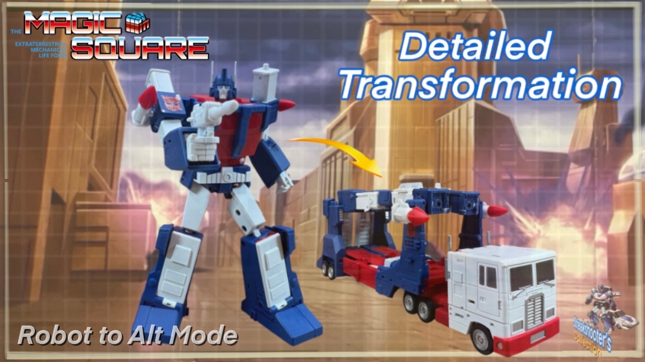 Magic Square MS-W02 B61 Adjutant / Ultra Magnus  Transformation - Robot to Alt mode