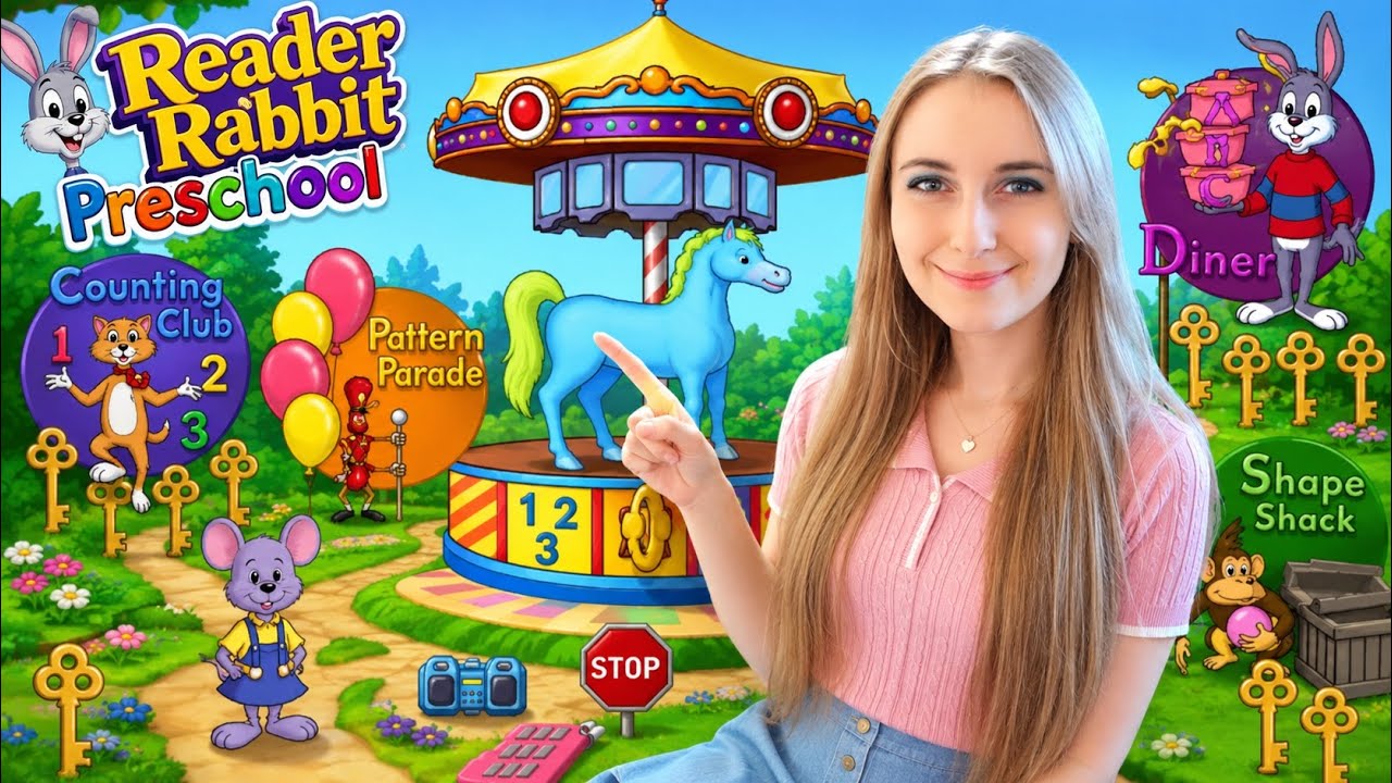 Reader Rabbit Preschool Full Gameplay