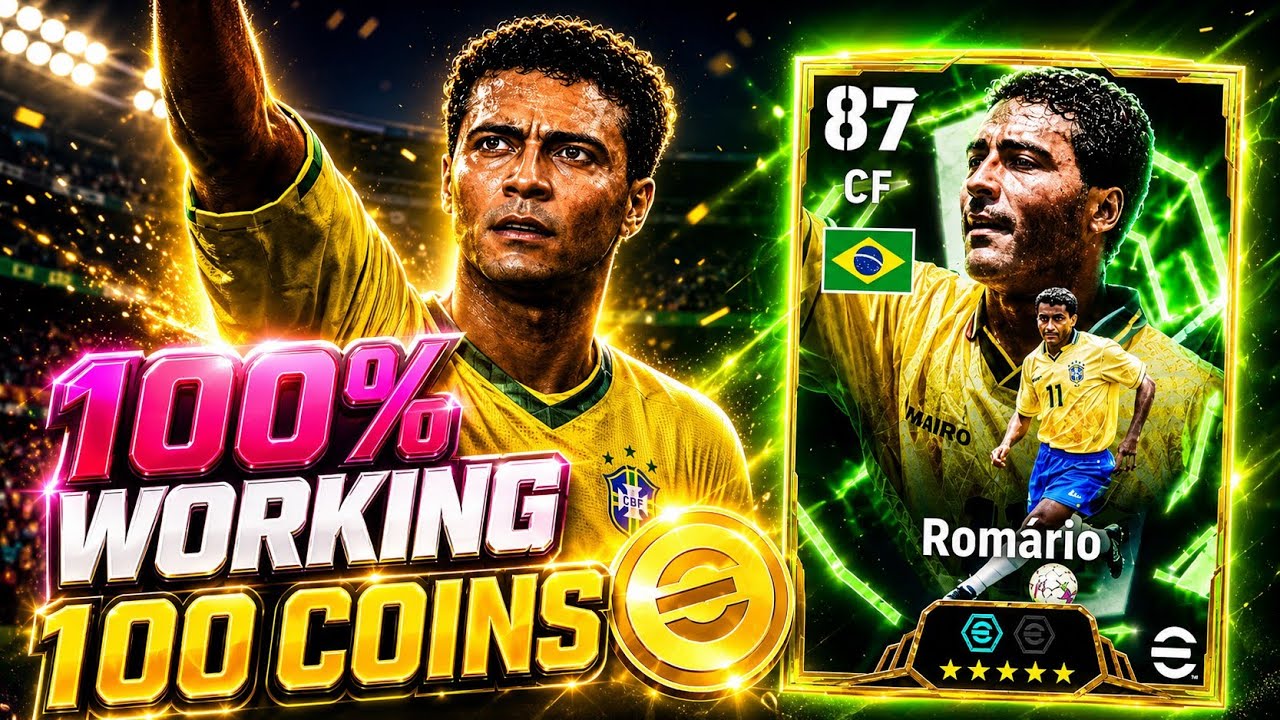 🚨 SECRET TRICK to Get 107 Romario & Baggio! National Stars 1994 Trick eFootball 2026 (100% Working)