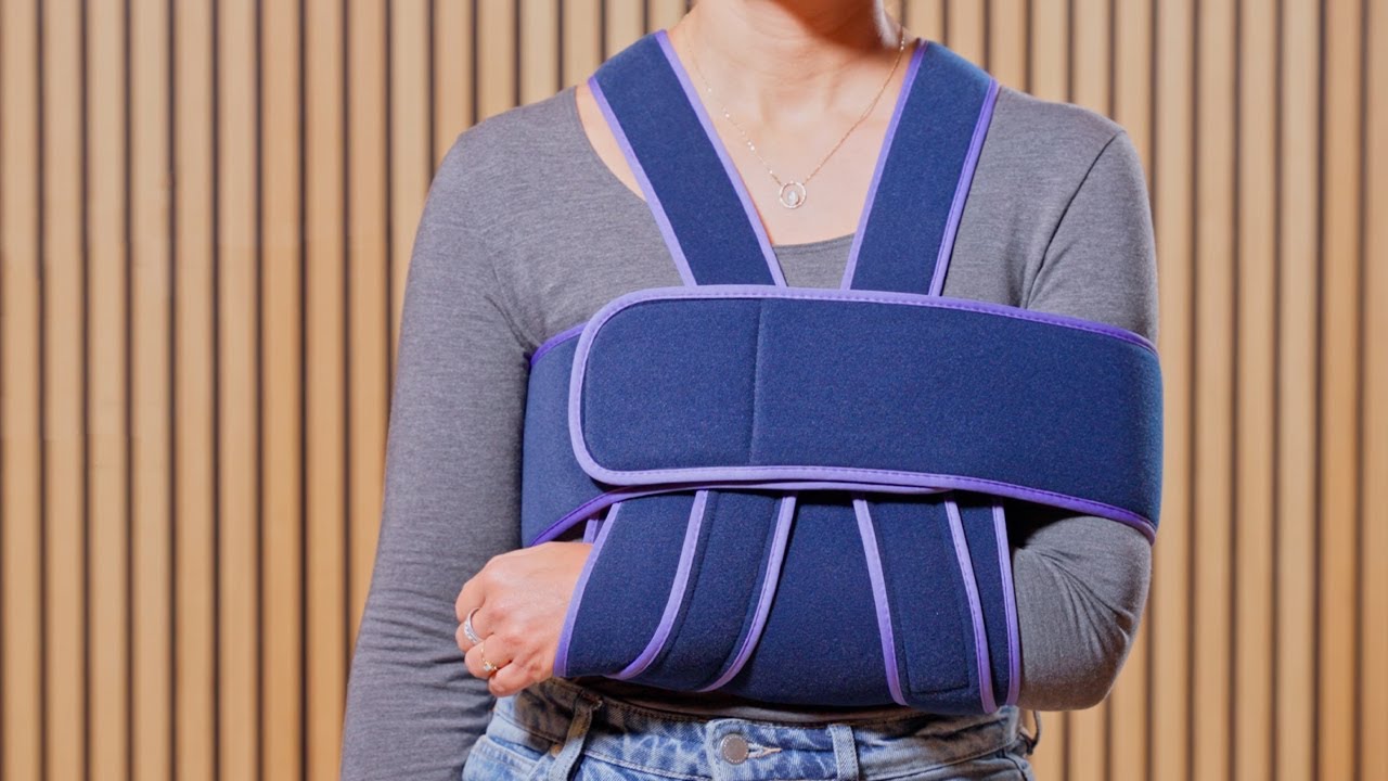 Comment mettre soi-même le BANDAGE D’IMMOBILISATION D’ÉPAULE