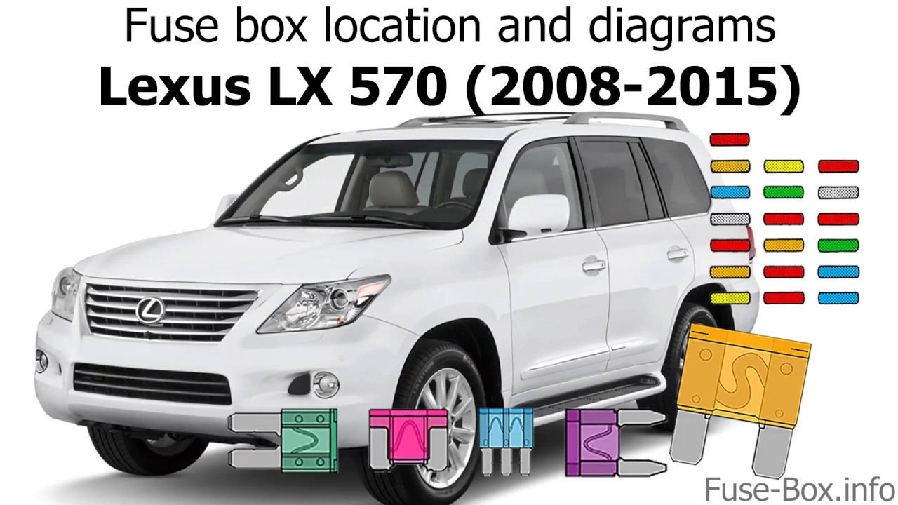 Fuse box location and diagrams: Lexus LX570 (2008-2015)