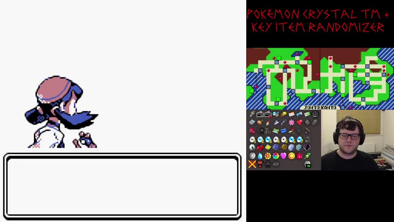 Pokémon Crystal Item Randomizer race with friends!