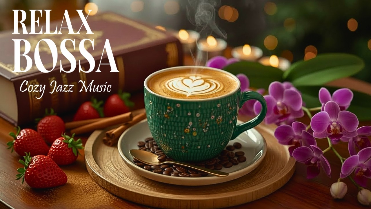 Relaxing Spring Coffee Jazz ☕ Warm Spring Café Ambience with Soft Bossa Nova for Focus & Creativity