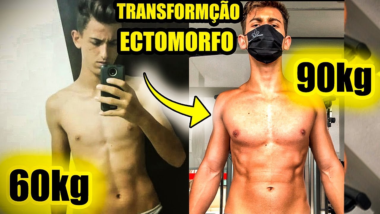 EVOLUÇÃO ECTOMORFO 60KG PARA 90KG NATURAL!  | MOTIVAÇÃO ACADEMIA | LEONE PHYSIQUE